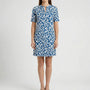 Kurzarm-Kleid Mit Grafischem Allover-Muster - Michele