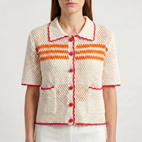 Kurzarm-Strickjacke - Penny