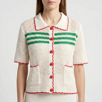 Kurzarm-Strickjacke - Penny