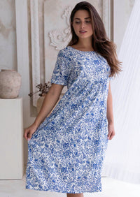 Kurzarm Sommerkleid Mit Taschen - Colleen