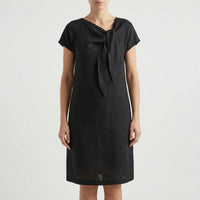 Kurzärmliges Kleid Mit Schleifendetail - Traci
