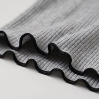 Kurzärmliges Mädchenshirt In Rippoptik - Ribbony