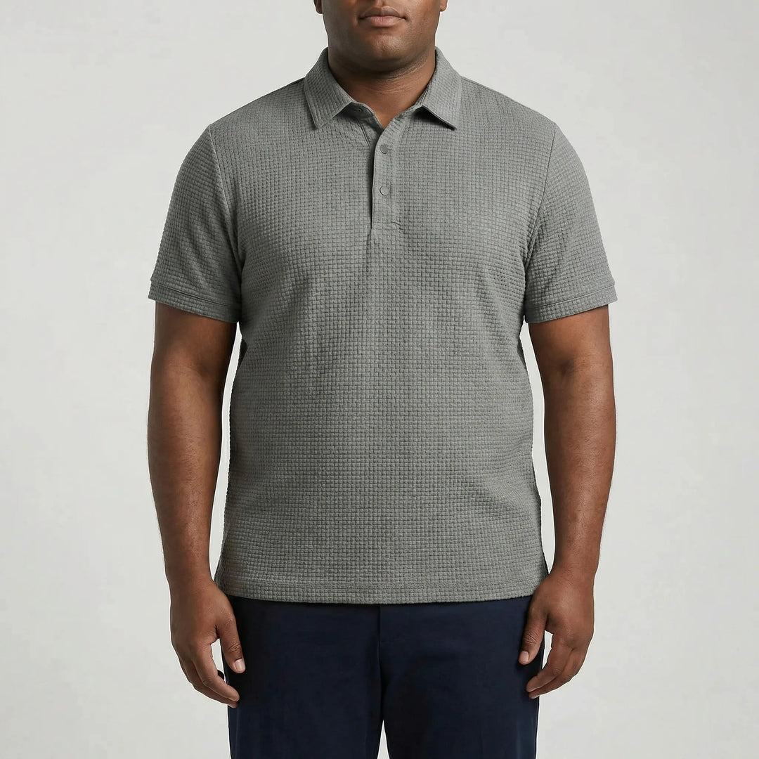 Kurzärmliges Polo Shirt Mit Struktur - Emanuel