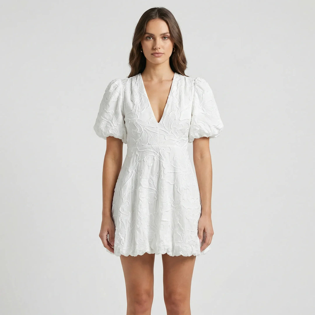 Kurzes Kleid Mit Tiefem V-Ausschnitt - Lois