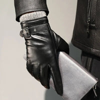Kurzschaft Herrenhandschuh Mit Riemen - Danny