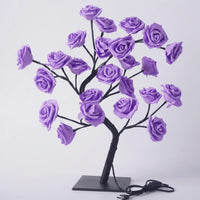 LED-Tafellamp In Boomvorm Met Rozenbloemen - Petalight