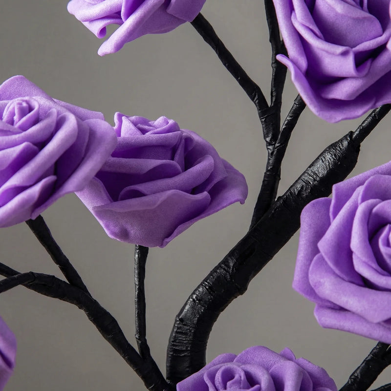 LED-Tafellamp In Boomvorm Met Rozenbloemen - Petalight