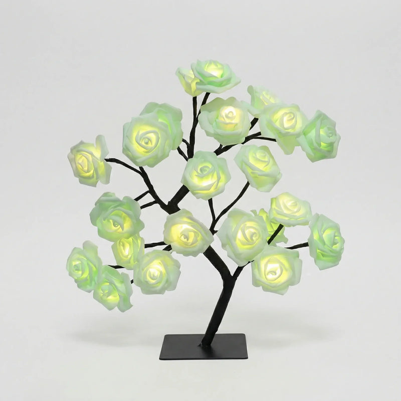 LED-Tafellamp In Boomvorm Met Rozenbloemen - Petalight