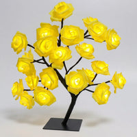 LED-Tafellamp In Boomvorm Met Rozenbloemen - Petalight