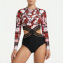 Langarm-Badeanzug Mit Cut-Outs - Vespira