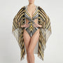 Langarm-Monokini Mit Cut-Outs - Tropina