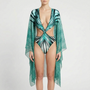 Langarm-Monokini Mit Cut-Outs - Tropina