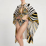 Langarm-Monokini Mit Cut-Outs - Tropina