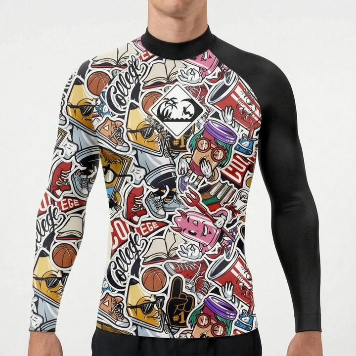 Langarm-Schwimmshirt - Brexion