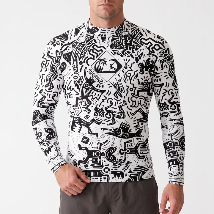 Langarm-Schwimmshirt - Brexion