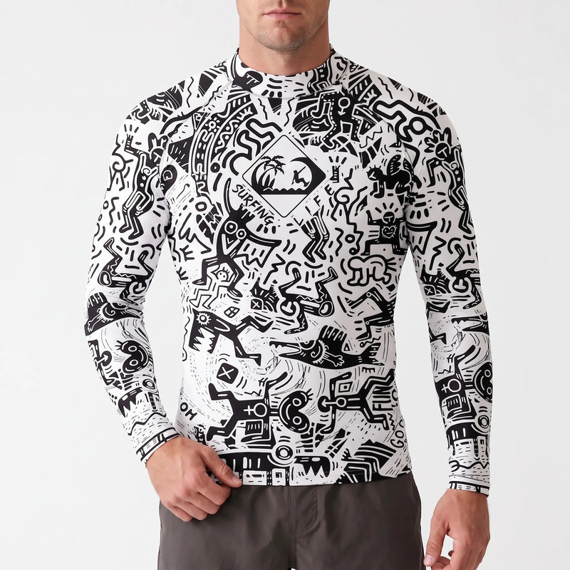 Langarm-Schwimmshirt - Brexion