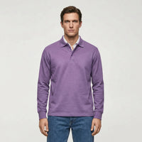 Langarm Polo Shirt Stil - Ilias