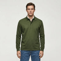Langarm Polo Shirt Stil - Ilias