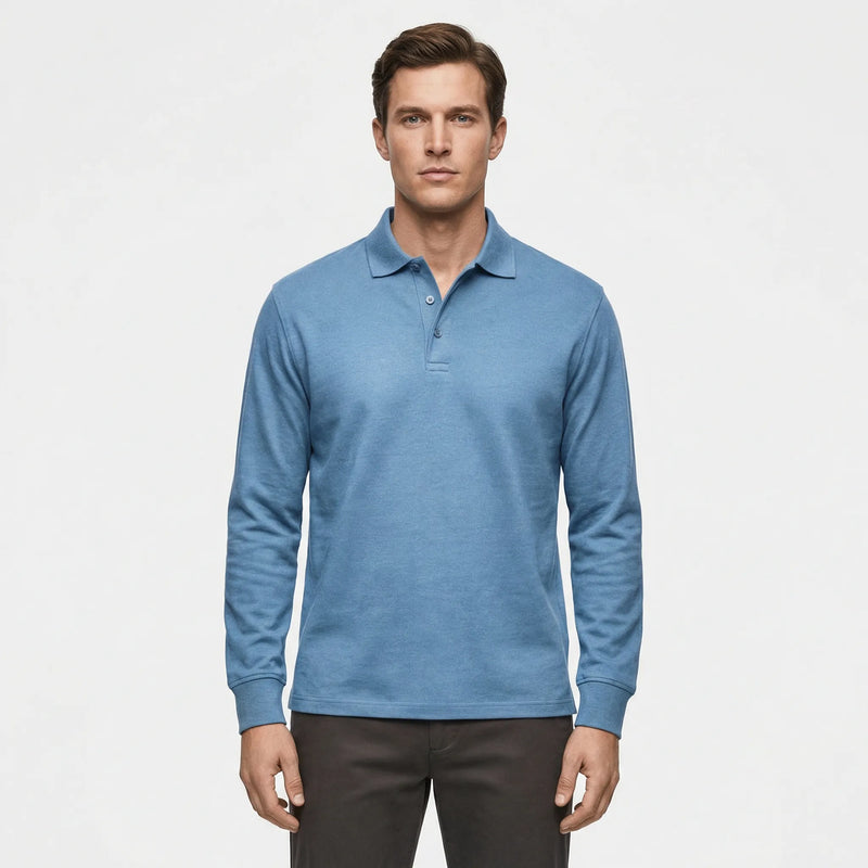 Langarm Polo Shirt Stil - Ilias