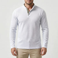 Langarm Poloshirt Mit Stehkragen - Kenan