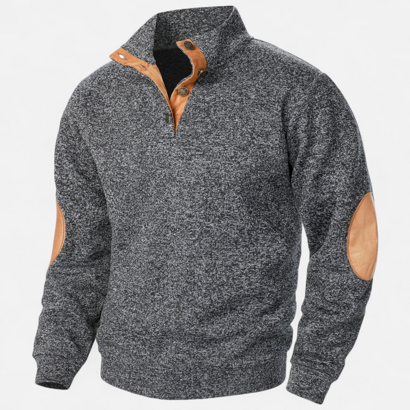 Langarm Pullover Mit Stehkragen - Eddy
