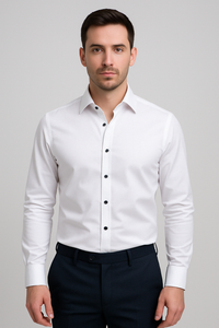Langarm Slim Fit Hemd - Kian