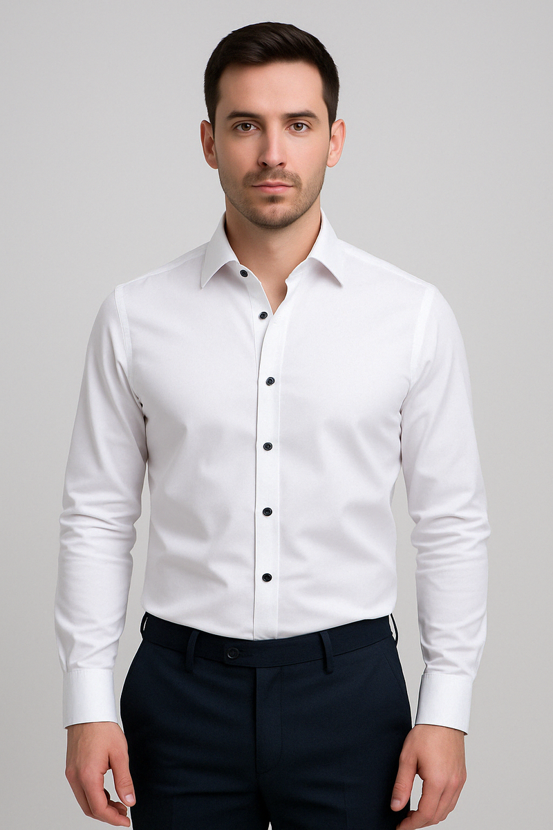 Langarm Slim Fit Hemd - Kian