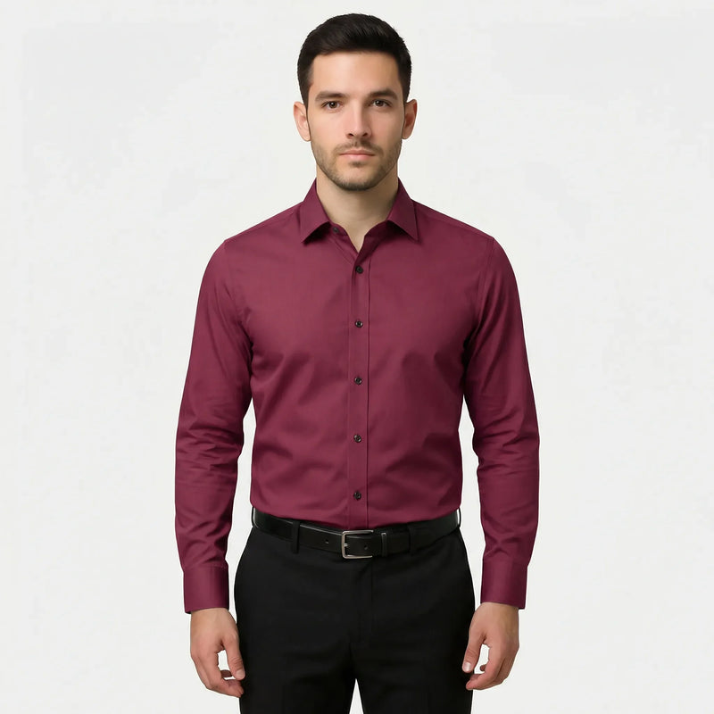 Langarm Slim Fit Hemd - Kian