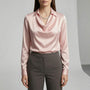Langärmelige Drapée-Bluse - Ceylin