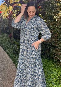 Langärmeliges Maxi Kleid - Joleen