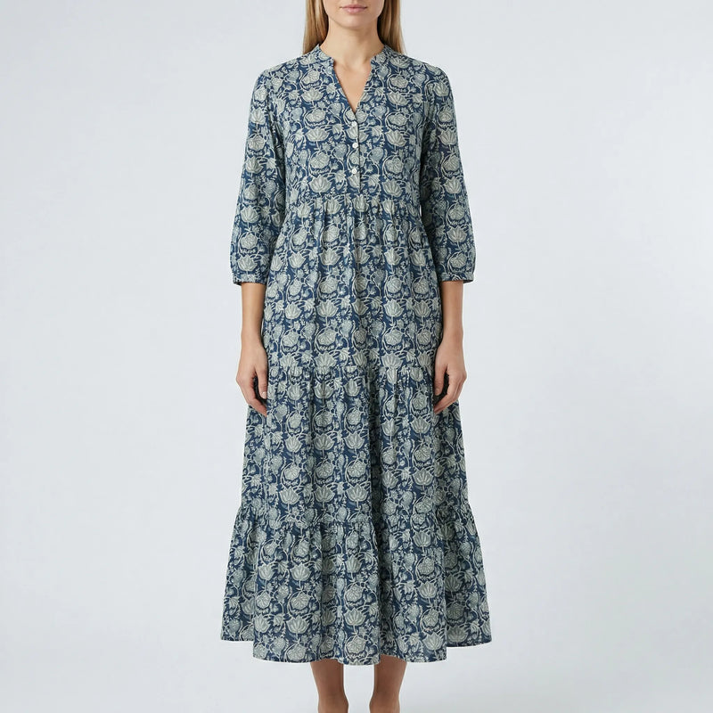 Langärmeliges Maxi Kleid - Joleen