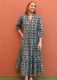 Langärmeliges Maxi Kleid - Joleen