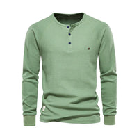 Langarmshirt Mit Knopfleiste - Giuseppe