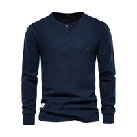 Langarmshirt Mit Knopfleiste - Giuseppe