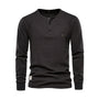 Langarmshirt Mit Knopfleiste - Giuseppe