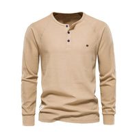 Langarmshirt Mit Knopfleiste - Giuseppe