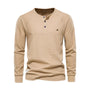 Langarmshirt Mit Knopfleiste - Giuseppe
