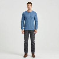 Langarmshirt Mit Knopfleiste - Giuseppe
