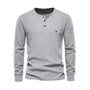 Langarmshirt Mit Knopfleiste - Giuseppe