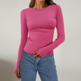 Langarmshirt Mit Rundhalsausschnitt -  Gudrun