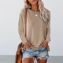 Langarmshirt Mit Rundhalsausschnitt -  Simone