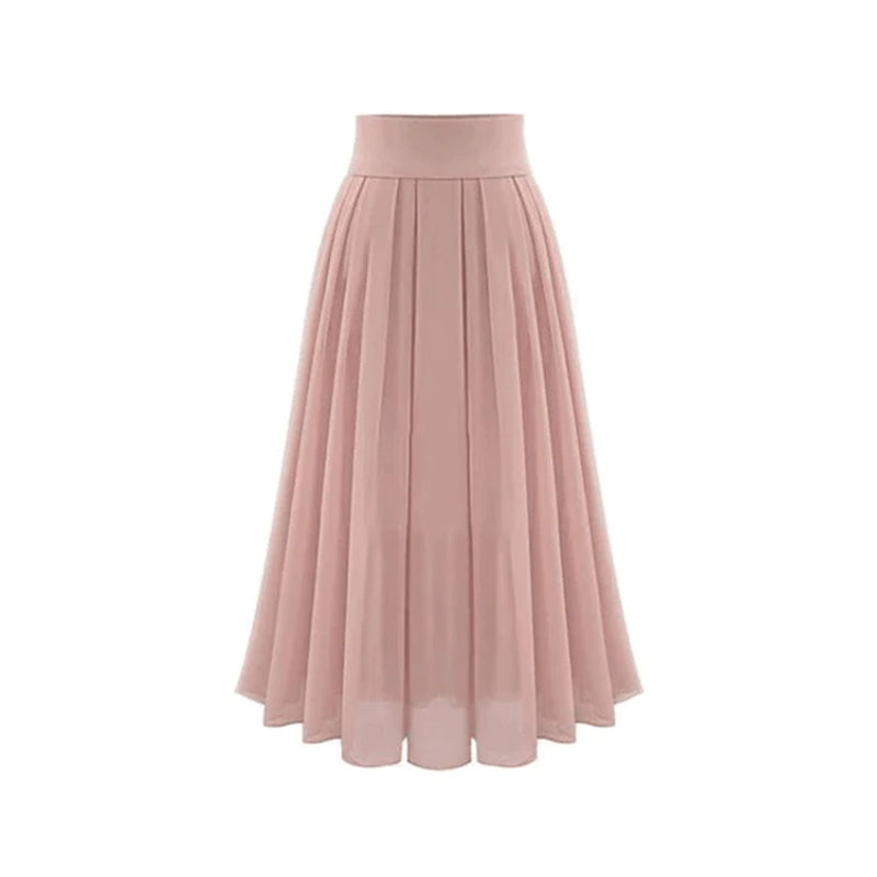 Trendy Plissierter Maxirock mit Hoher Taille – Mirella