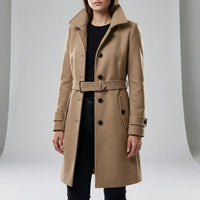 Langer Taillierter Trenchcoat - Alicia