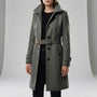 Langer Taillierter Trenchcoat - Alicia