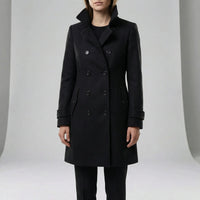 Langer Taillierter Trenchcoat - Alicia