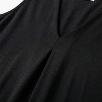 Langes Ärmelloses Kleid Mit V-Ausschnitt - Michele