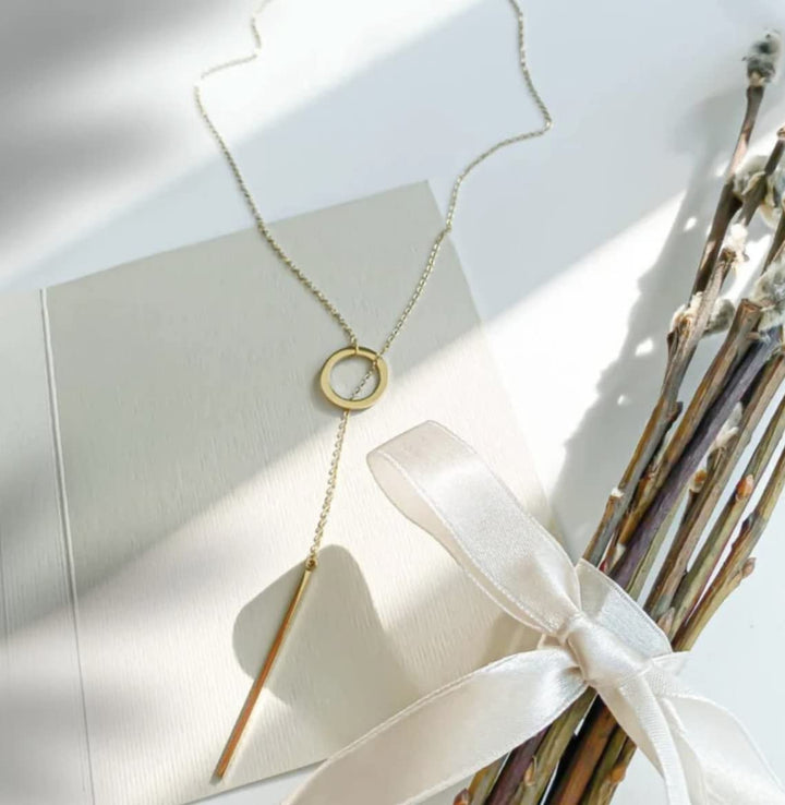 Lariat Halskette - GoldWave