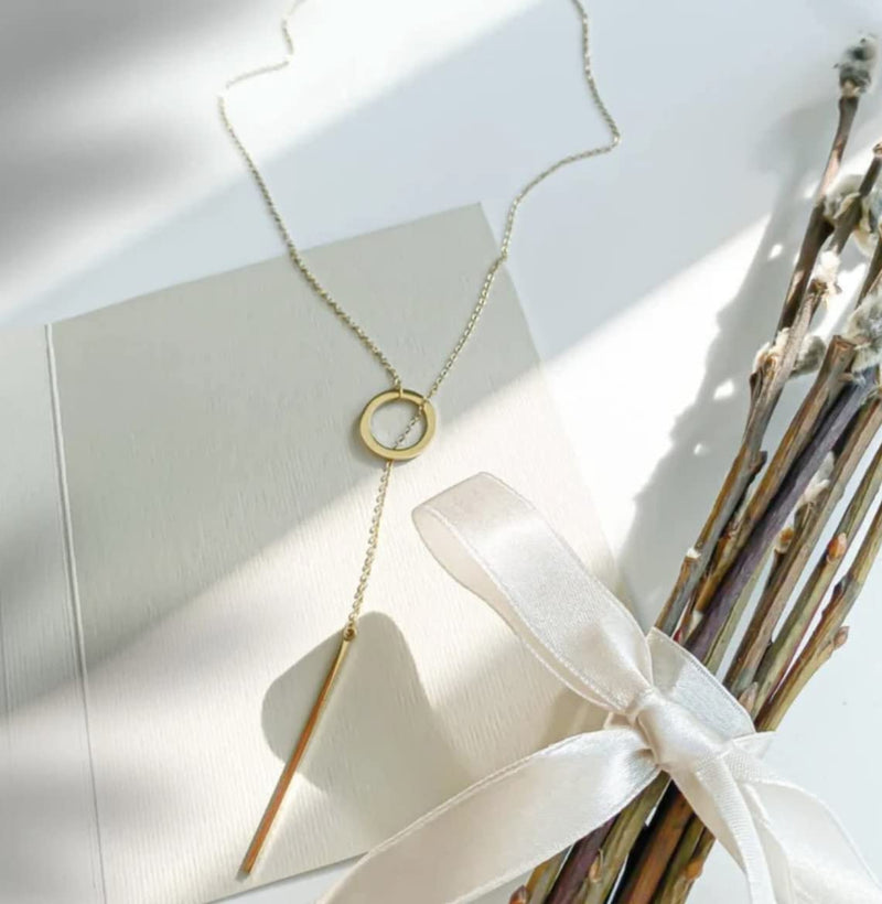 Lariat Halskette - GoldWave