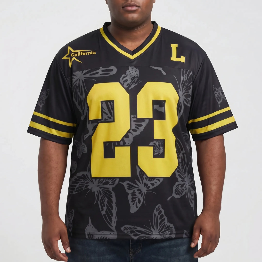 Lässiges Sportswear T Shirt Mit V-Ausschnitt - Joel