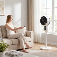 Leiser Oszillierender Standventilator Mit Fernbedienung - Aeroflow